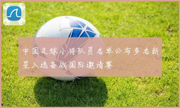 中国足球小将队员名单公布多名新星入选备战国际邀请赛